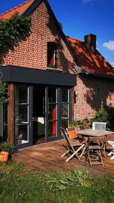 Villa Ferme De Caractere Avec Piscine Et Cheminee Sainghin-en-Mélantois Exterior foto