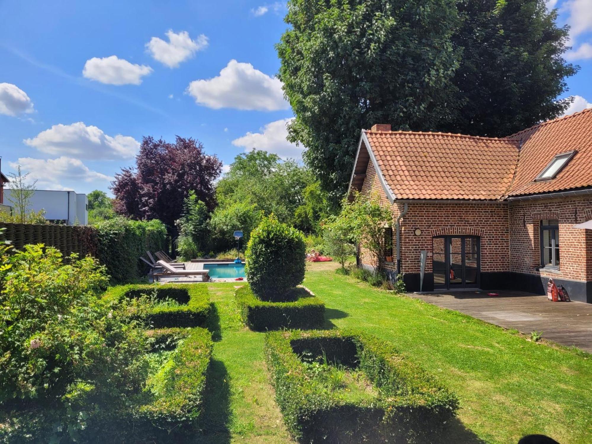 Villa Ferme De Caractere Avec Piscine Et Cheminee Sainghin-en-Mélantois Exterior foto