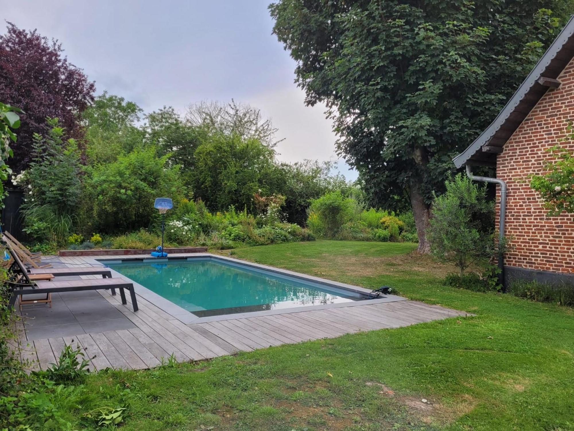 Villa Ferme De Caractere Avec Piscine Et Cheminee Sainghin-en-Mélantois Habitación foto